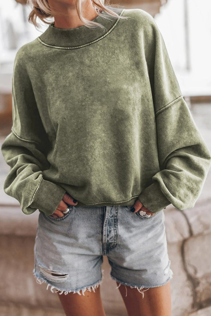 Pull Femme Manches Longues avec Motif Texturé Lucyle