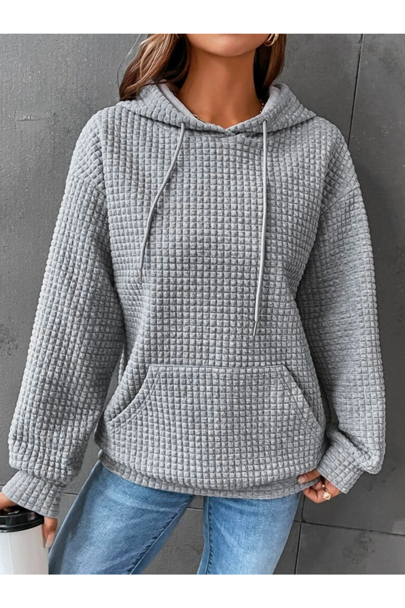 Pull à Capuche Femme en Maille Antistatique Lucyle