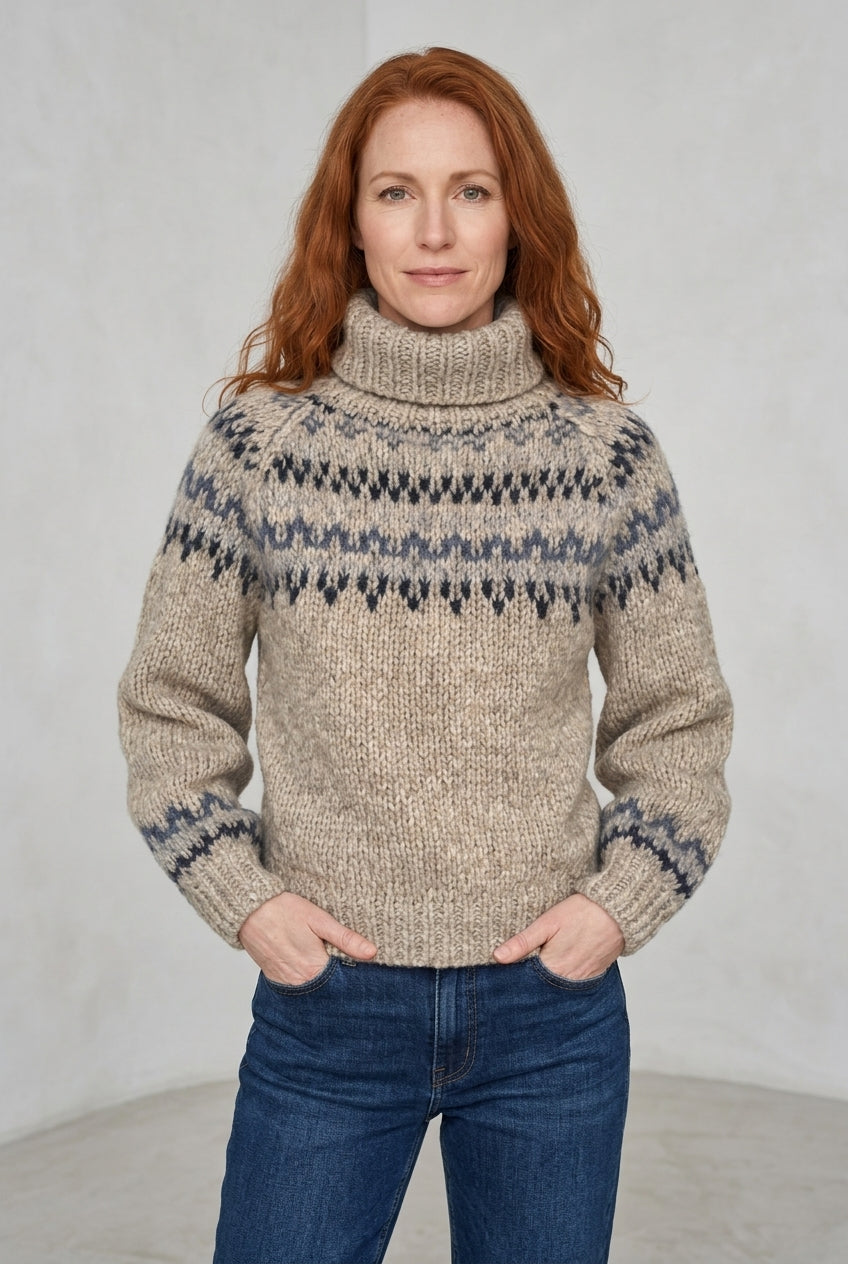 Pull en Maille Femme Manches Longues Lucyle