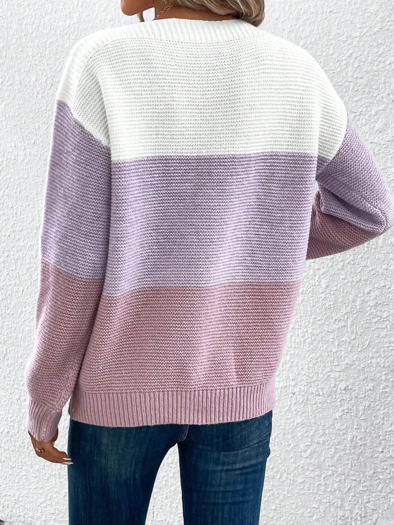 Pull en Maille Femme avec Col Montant Lucyle