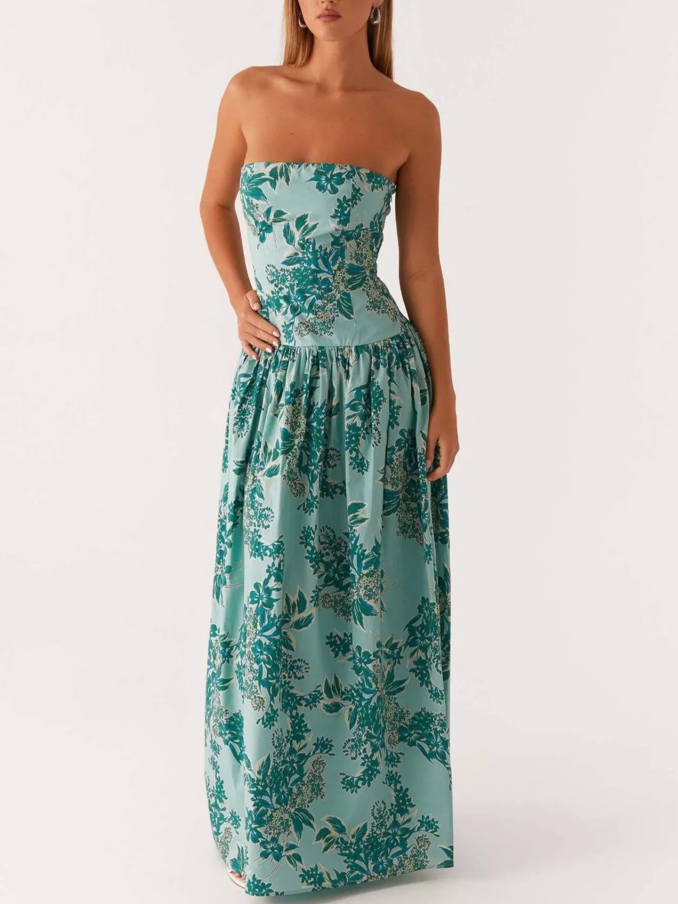 Robe Bustier Femme avec Motif Floral Lucyle