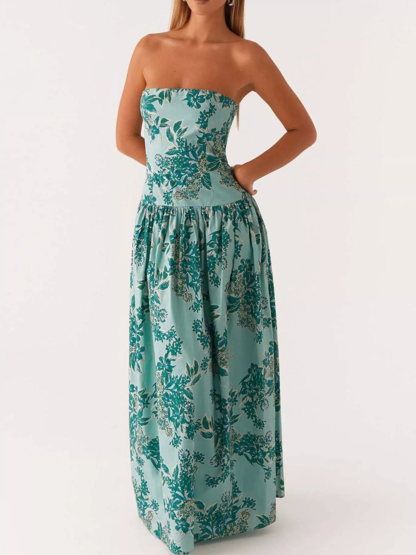Robe Bustier Femme avec Motif Floral Lucyle