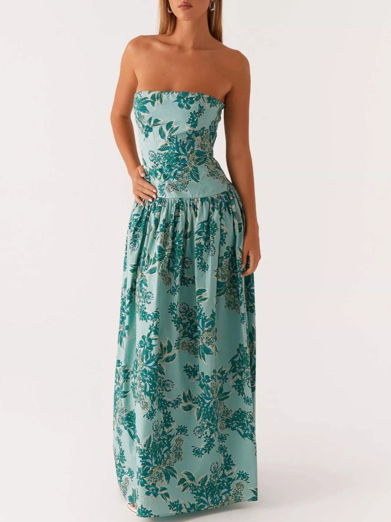 Robe Bustier Femme avec Motif Floral Lucyle