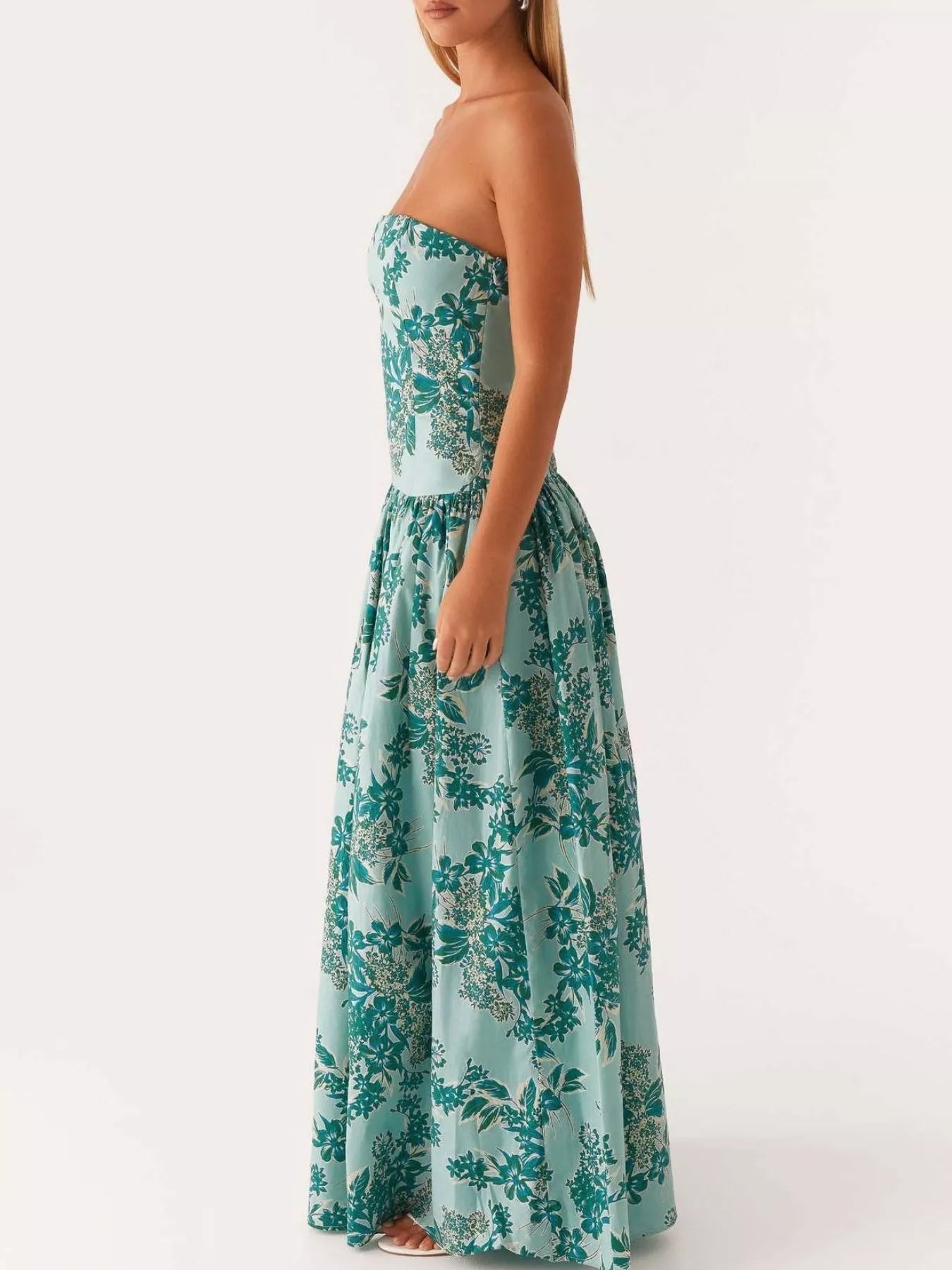 Robe Bustier Femme avec Motif Floral Lucyle