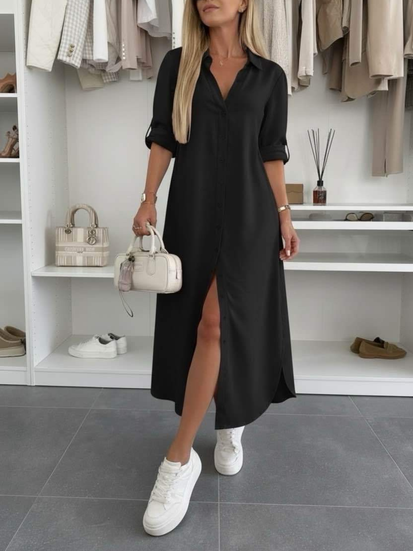 Robe Chemise Femme avec Coupe Ample Lucyle
