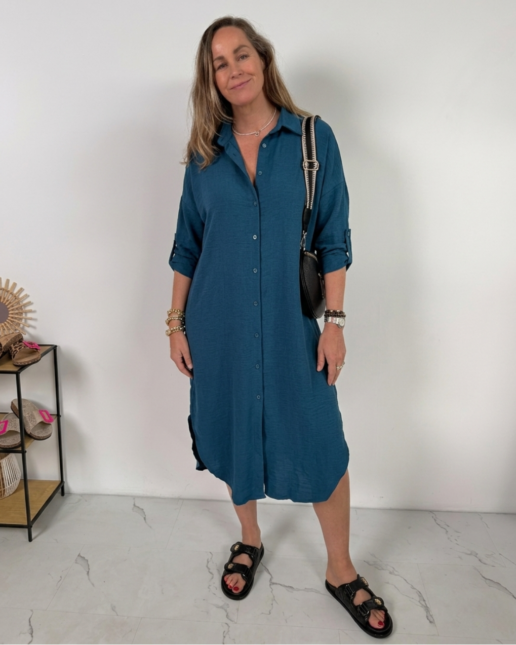Robe Chemise Femme avec Coupe Ample Lucyle