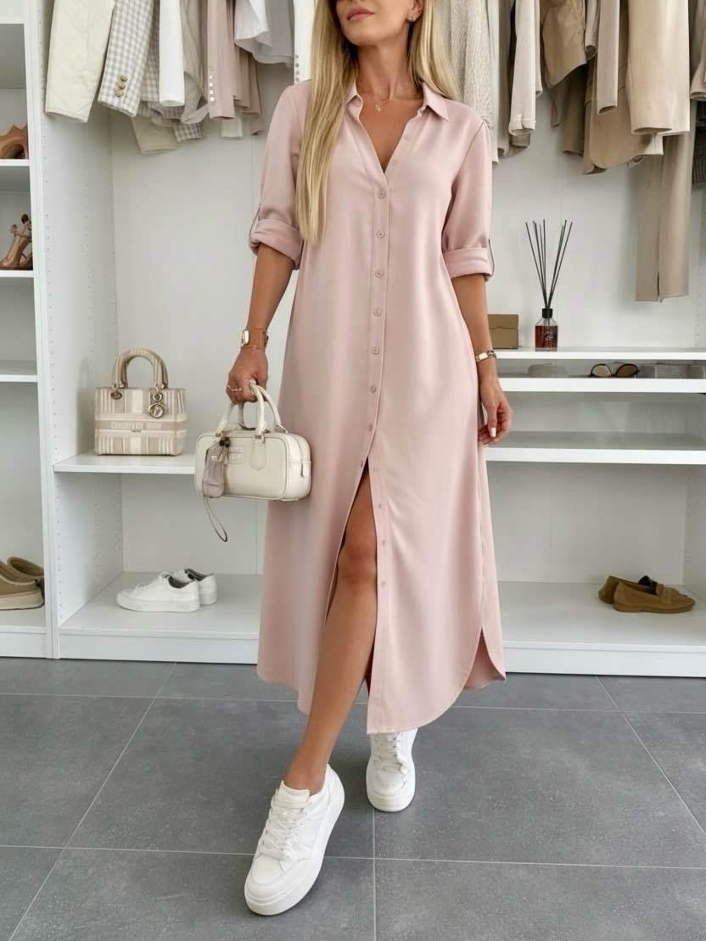Robe Chemise Femme avec Coupe Ample Lucyle