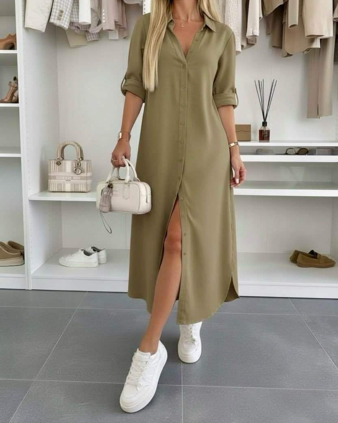 Robe Chemise Femme avec Coupe Ample Lucyle