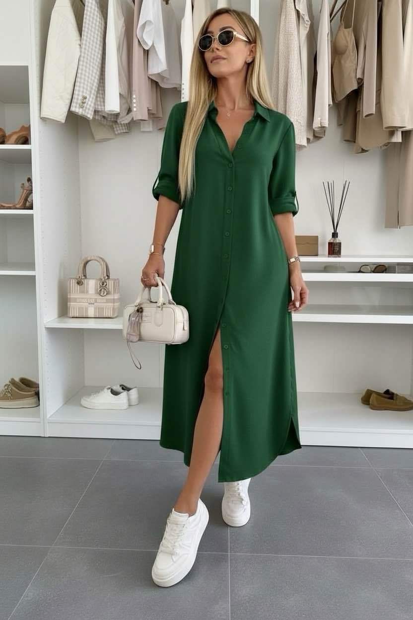 Robe Chemise Femme avec Coupe Ample Lucyle