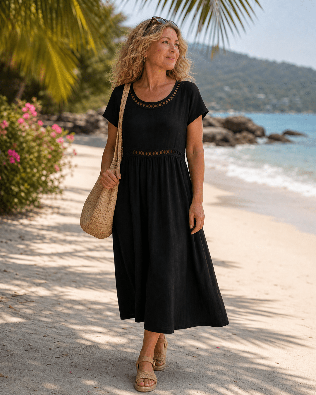 Robe Décontractée Femme avec Manches Courtes Lucyle
