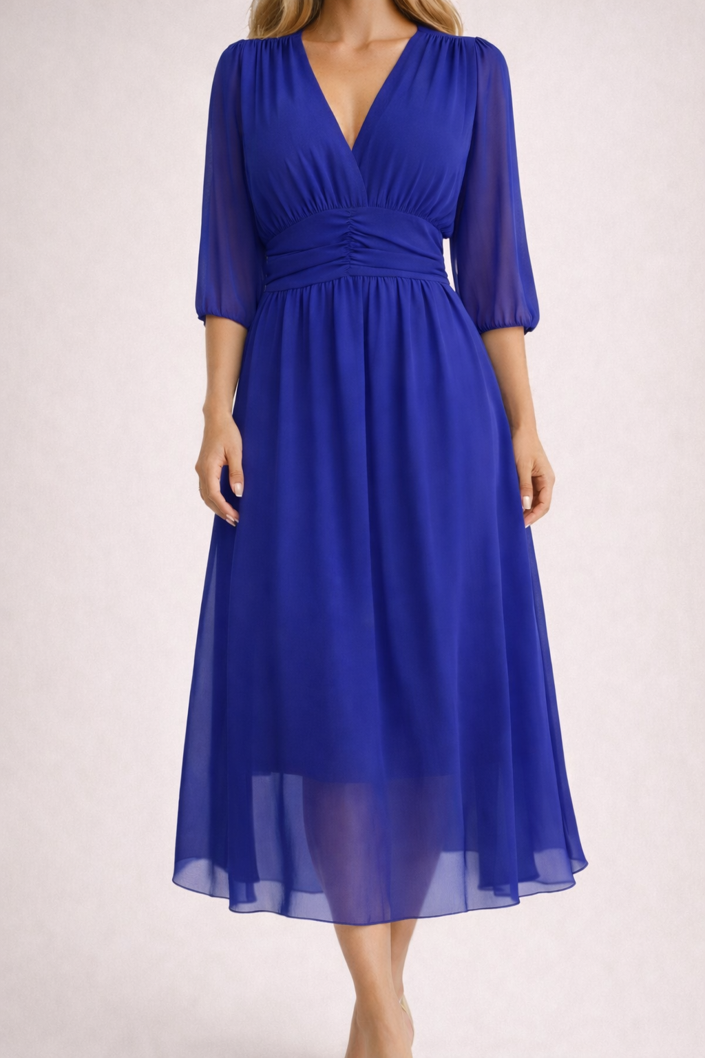 Robe Élégante Femme avec Coupe Portefeuille Lucyle