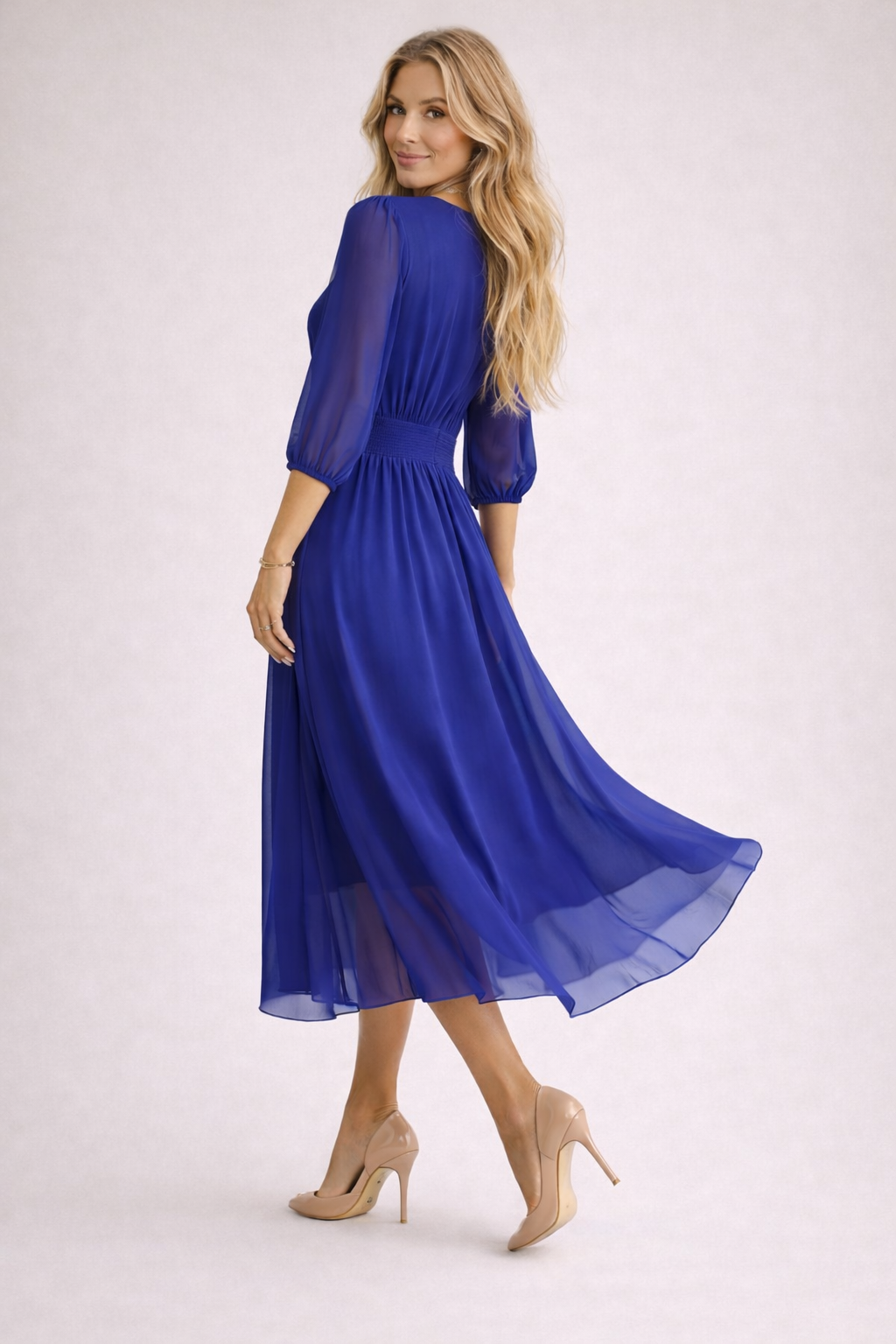 Robe Élégante Femme avec Coupe Portefeuille Lucyle