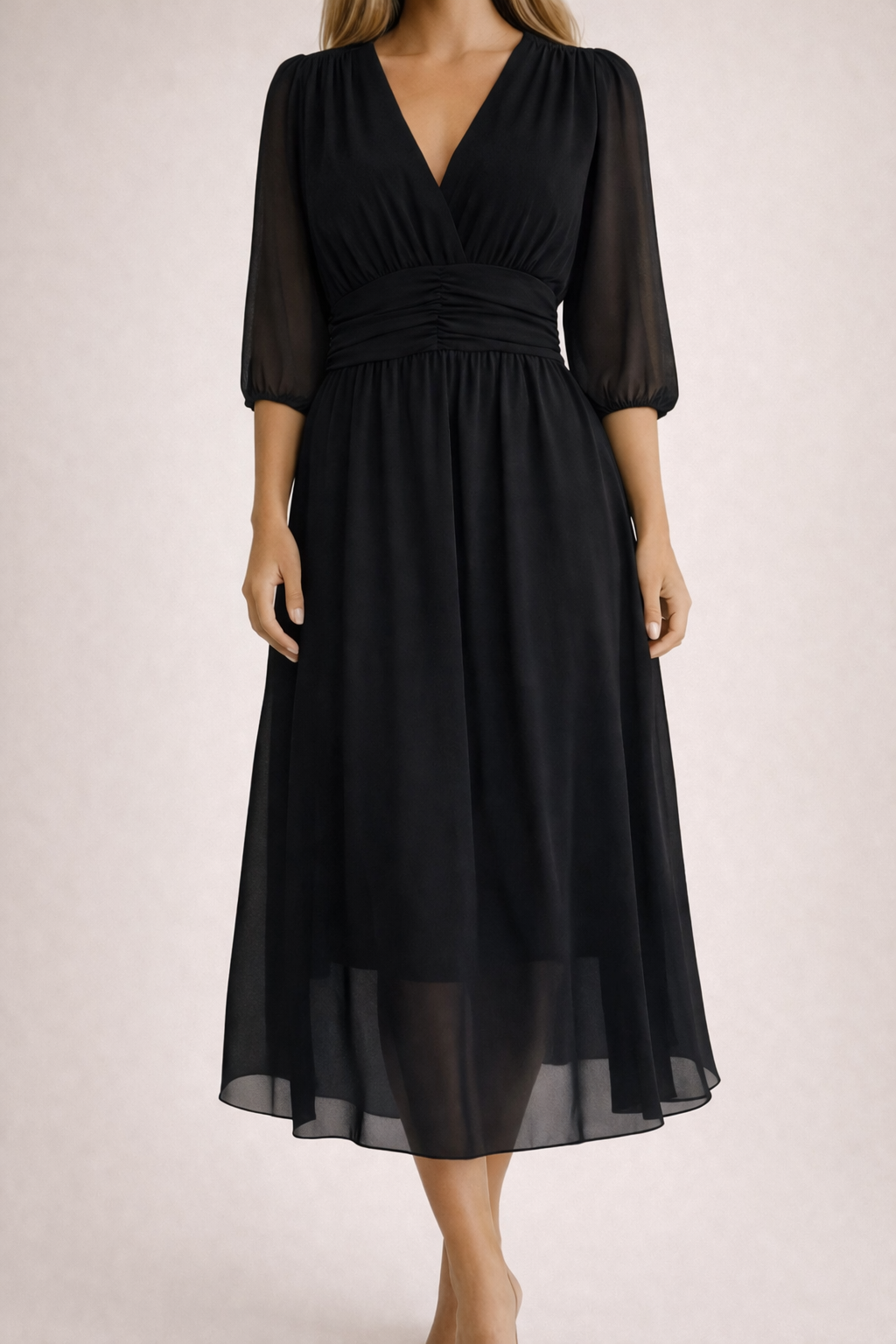 Robe Élégante Femme avec Coupe Portefeuille Lucyle