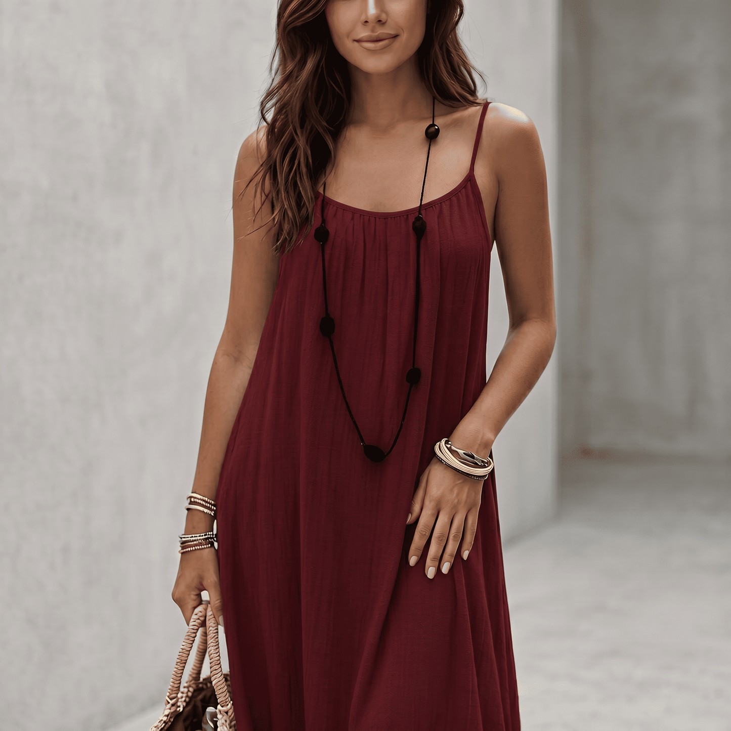 Robe Femme Maxi avec Imprimé Fleuri Lucyle