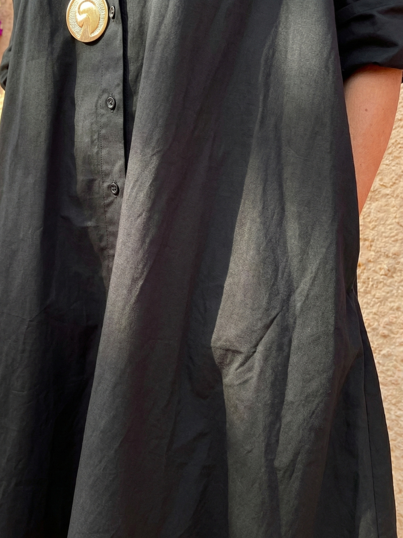 Robe Femme Midi à Manches Longues avec Poches Latérales Lucyle