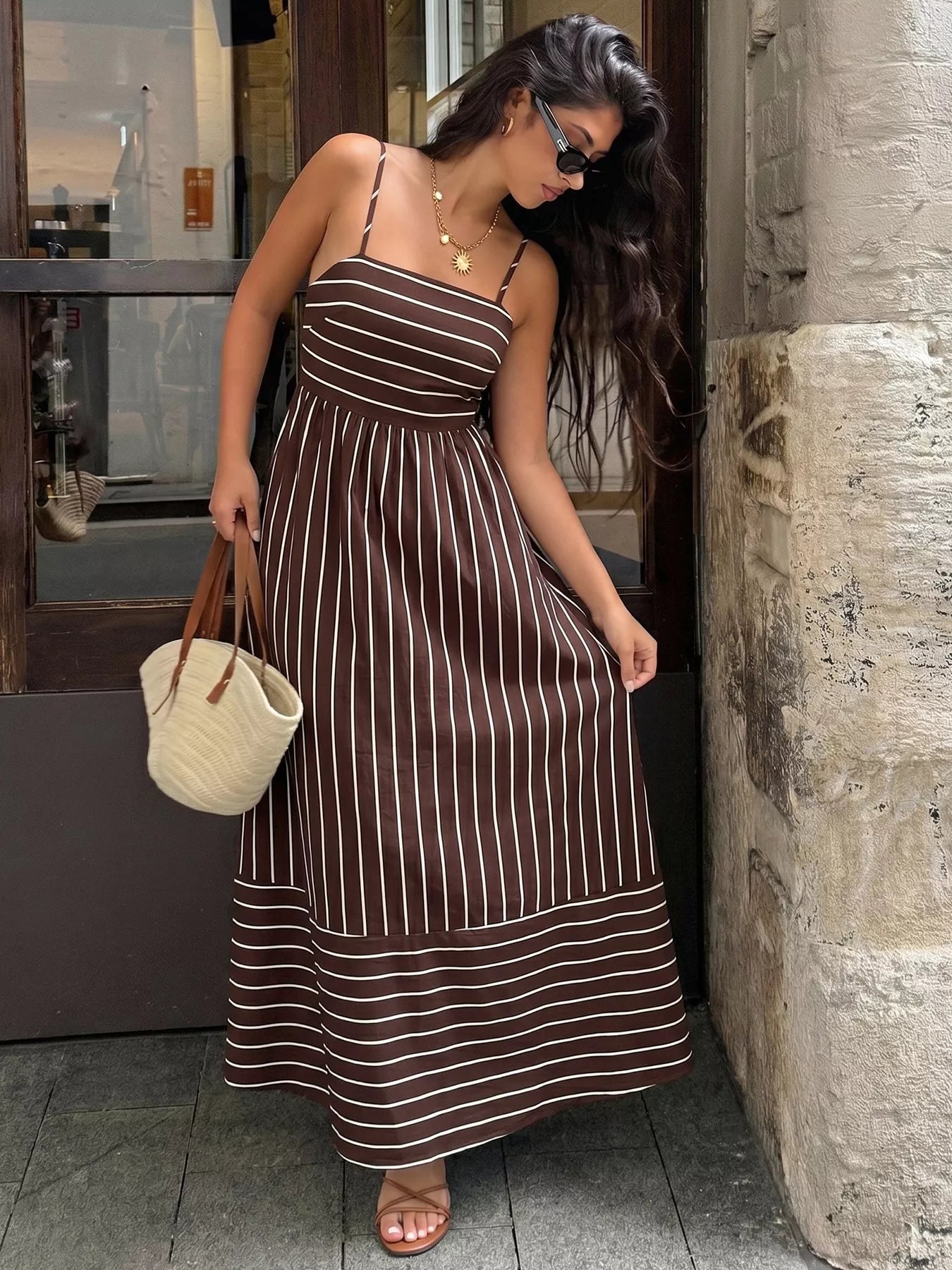 Robe Femme avec Découpe Smockée Légère Lucyle