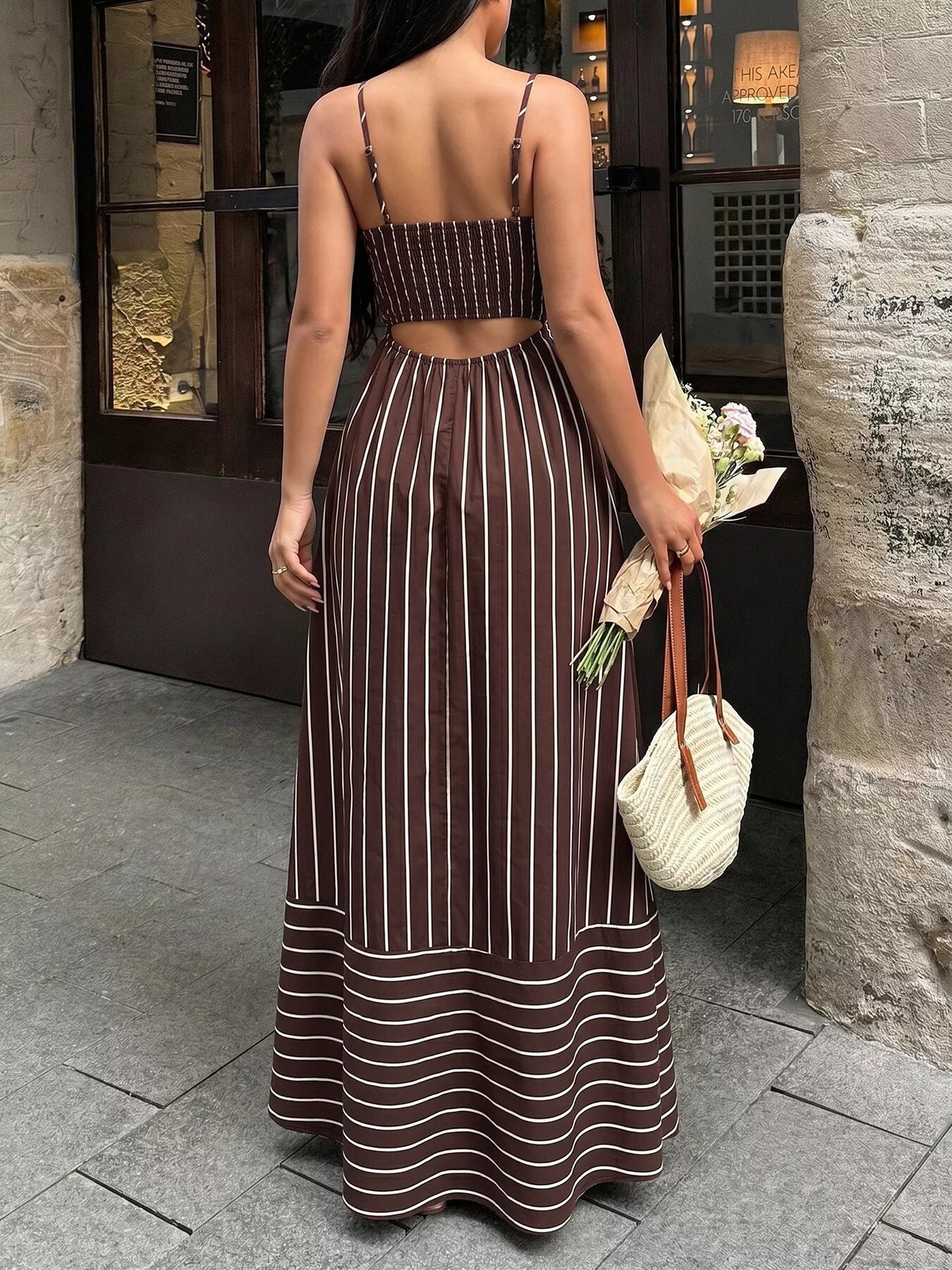 Robe Femme avec Découpe Smockée Légère Lucyle