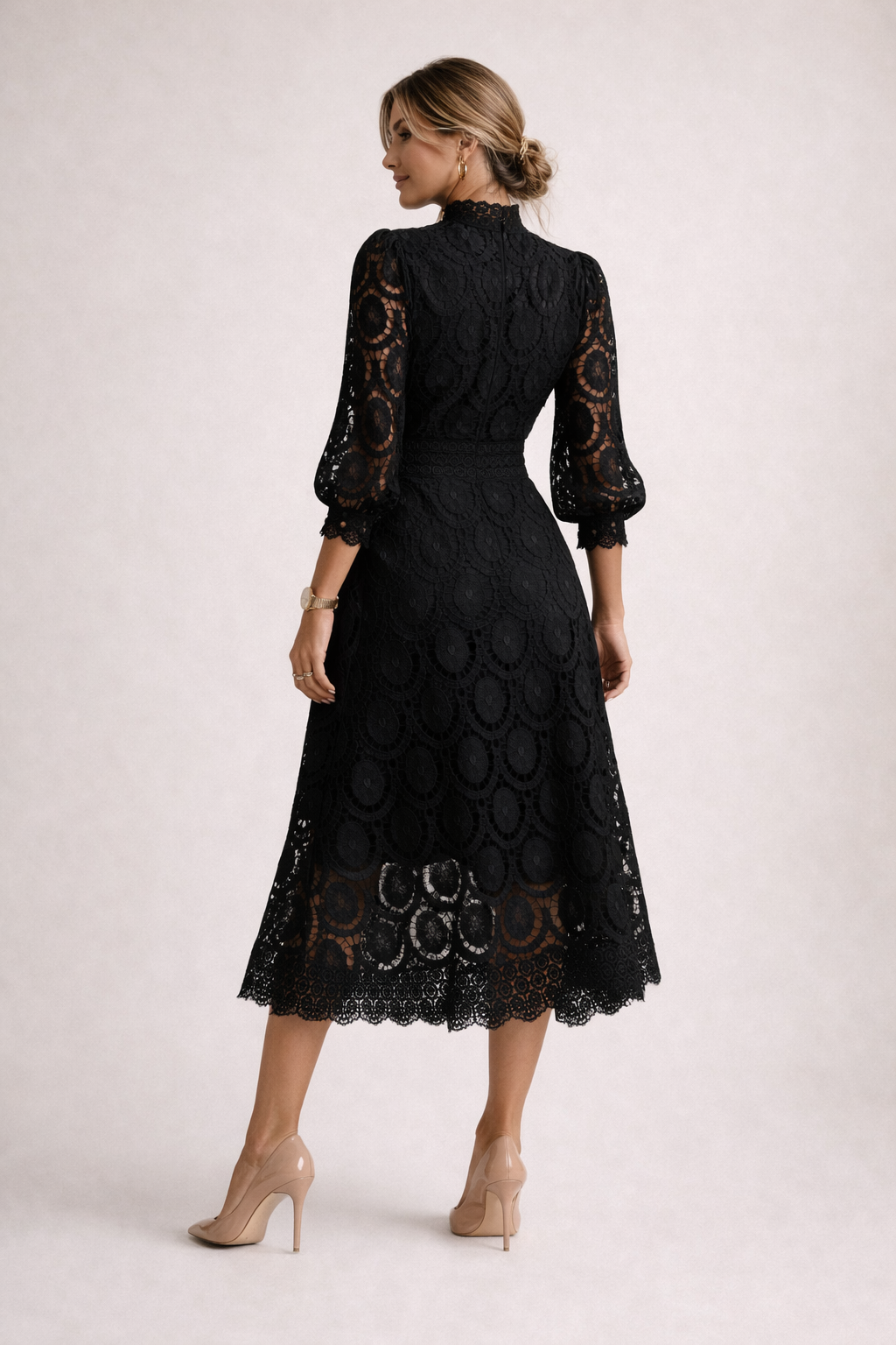 Robe Femme avec Dentelle Élégante Lucyle