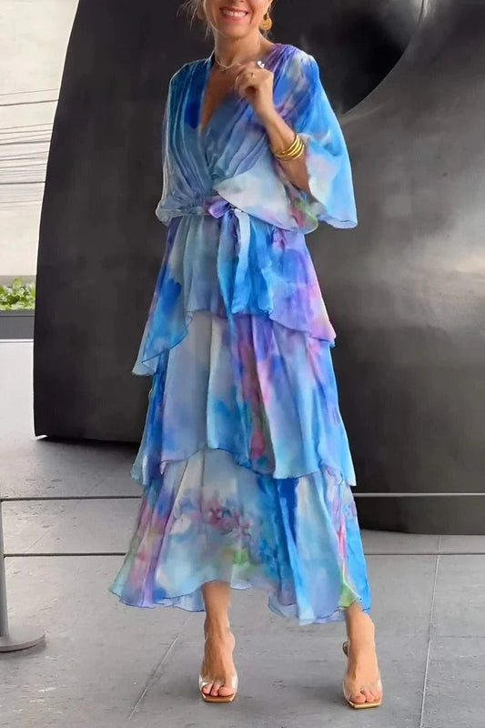 Robe Femme avec Détail Cache-Cœur Lucyle