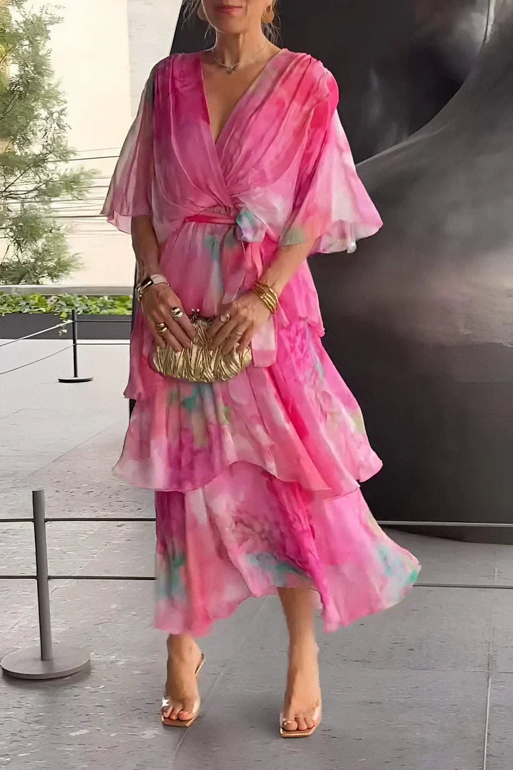 Robe Femme avec Détail Cache-Cœur Lucyle