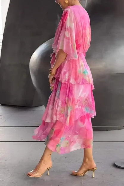 Robe Femme avec Détail Cache-Cœur Lucyle