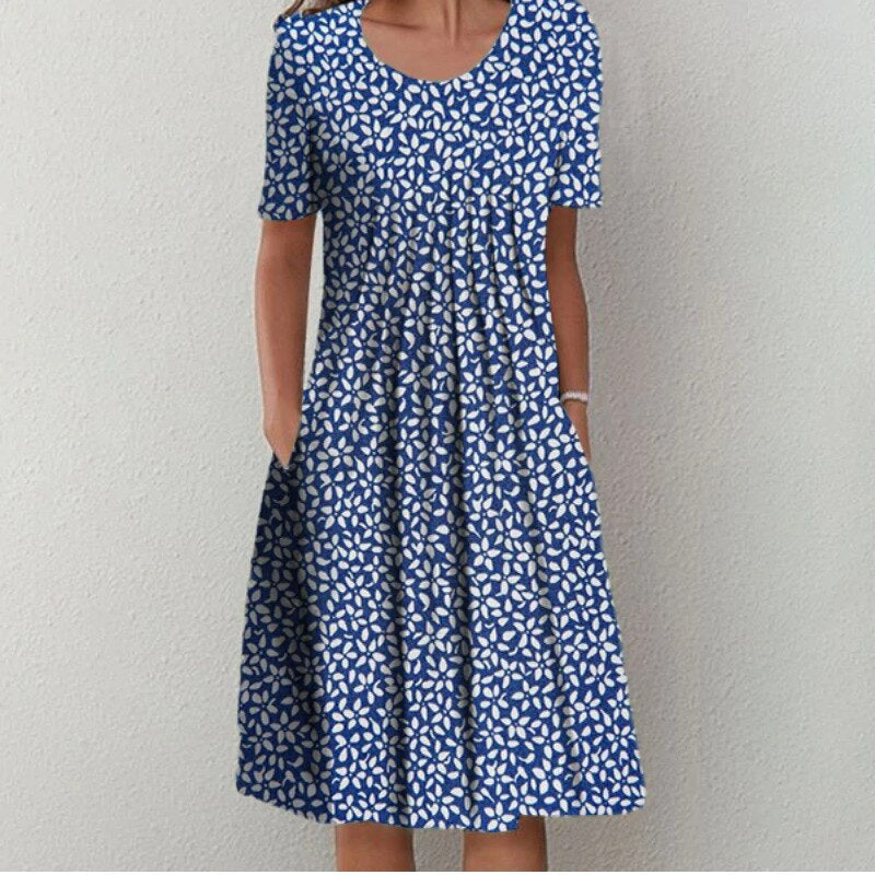 Robe Femme avec Imprimé Floral et Silhouette Structurée Lucyle