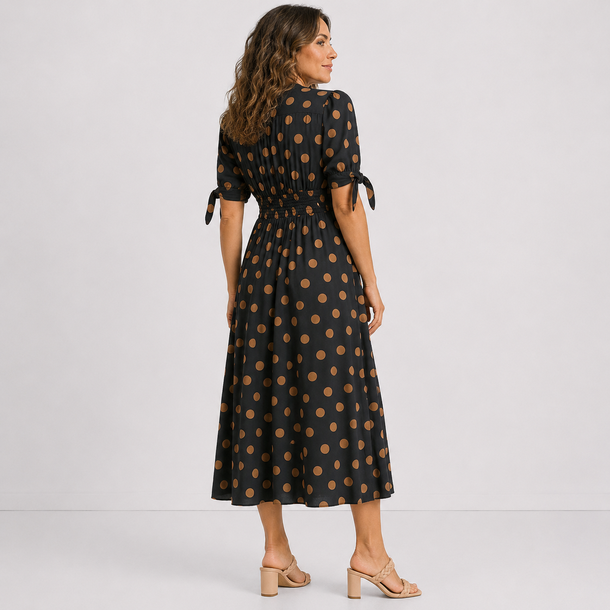 Robe Femme avec Imprimé à Pois Lucyle