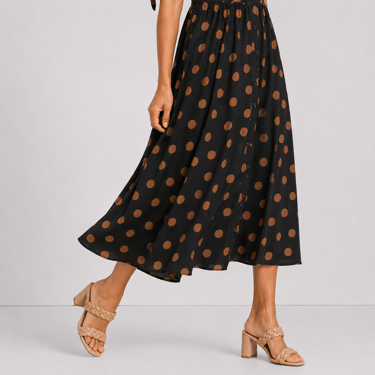 Robe Femme avec Imprimé à Pois Lucyle