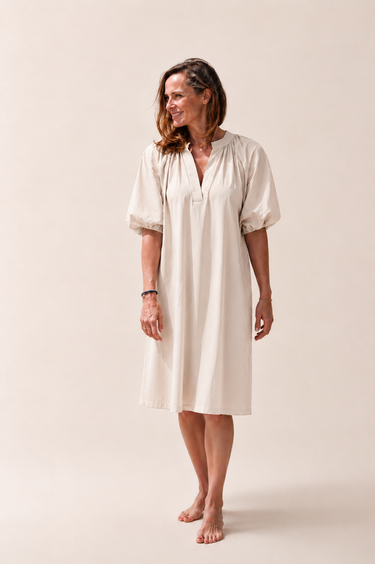 Robe Femme avec Manches Ballon et Confort Aéré Lucyle