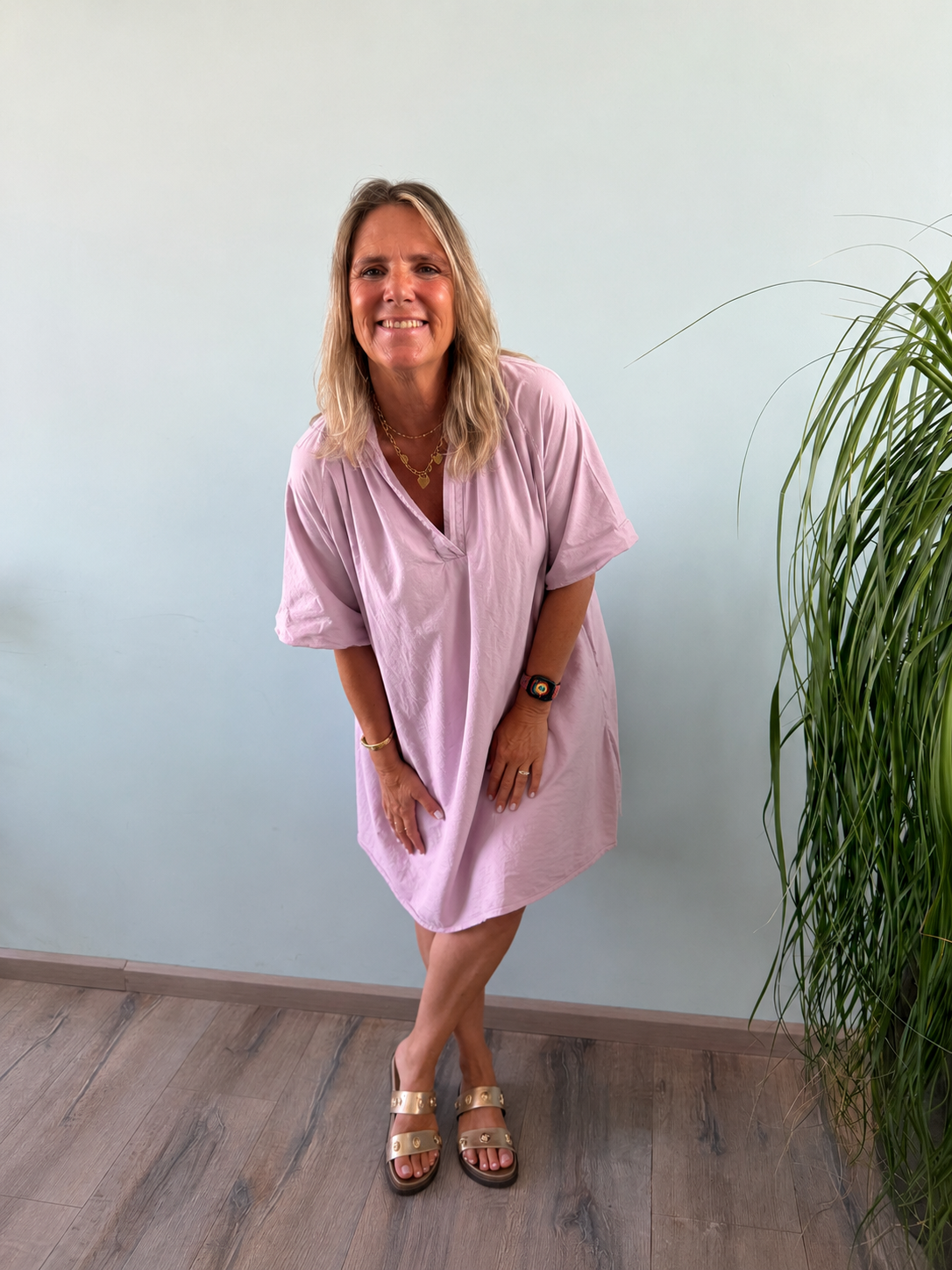 Robe Femme avec Manches Ballon et Confort Aéré Lucyle