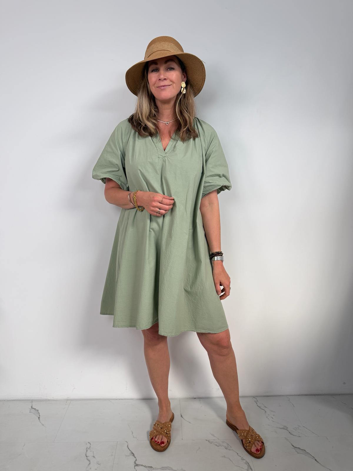 Robe Femme avec Manches Ballon et Confort Aéré Lucyle