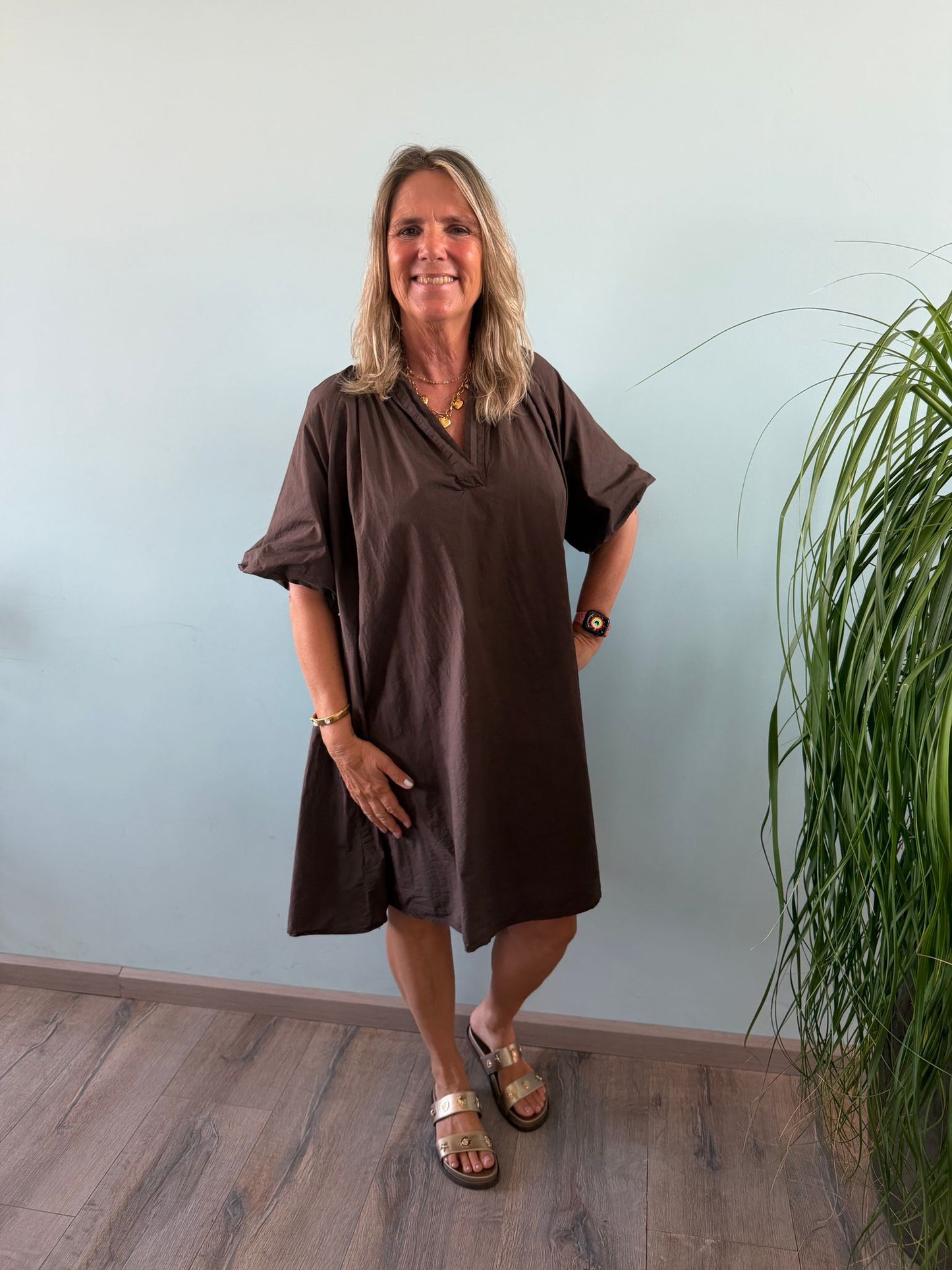 Robe Femme avec Manches Ballon et Confort Aéré Lucyle
