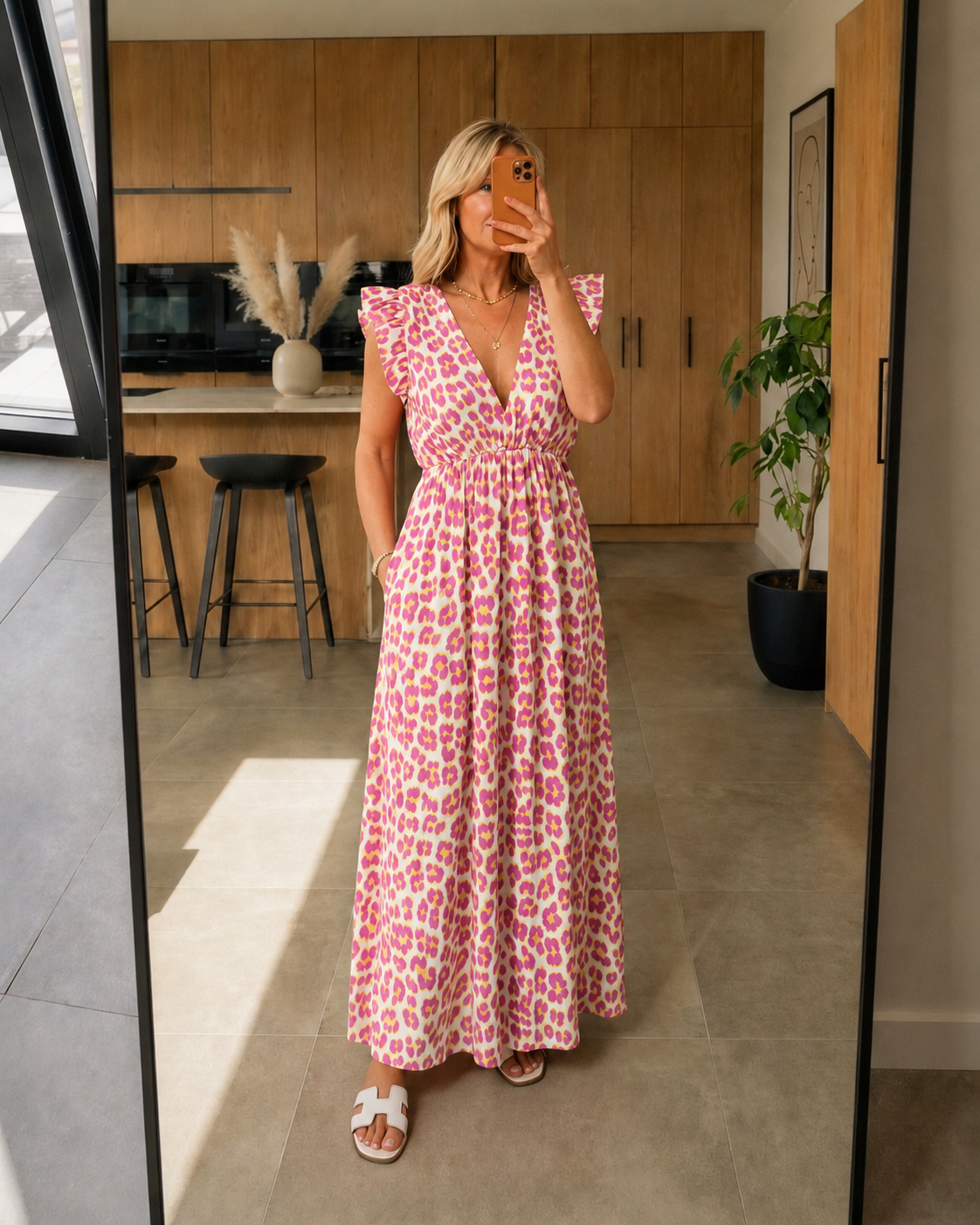 Robe Femme avec Manches à Volants Lucyle