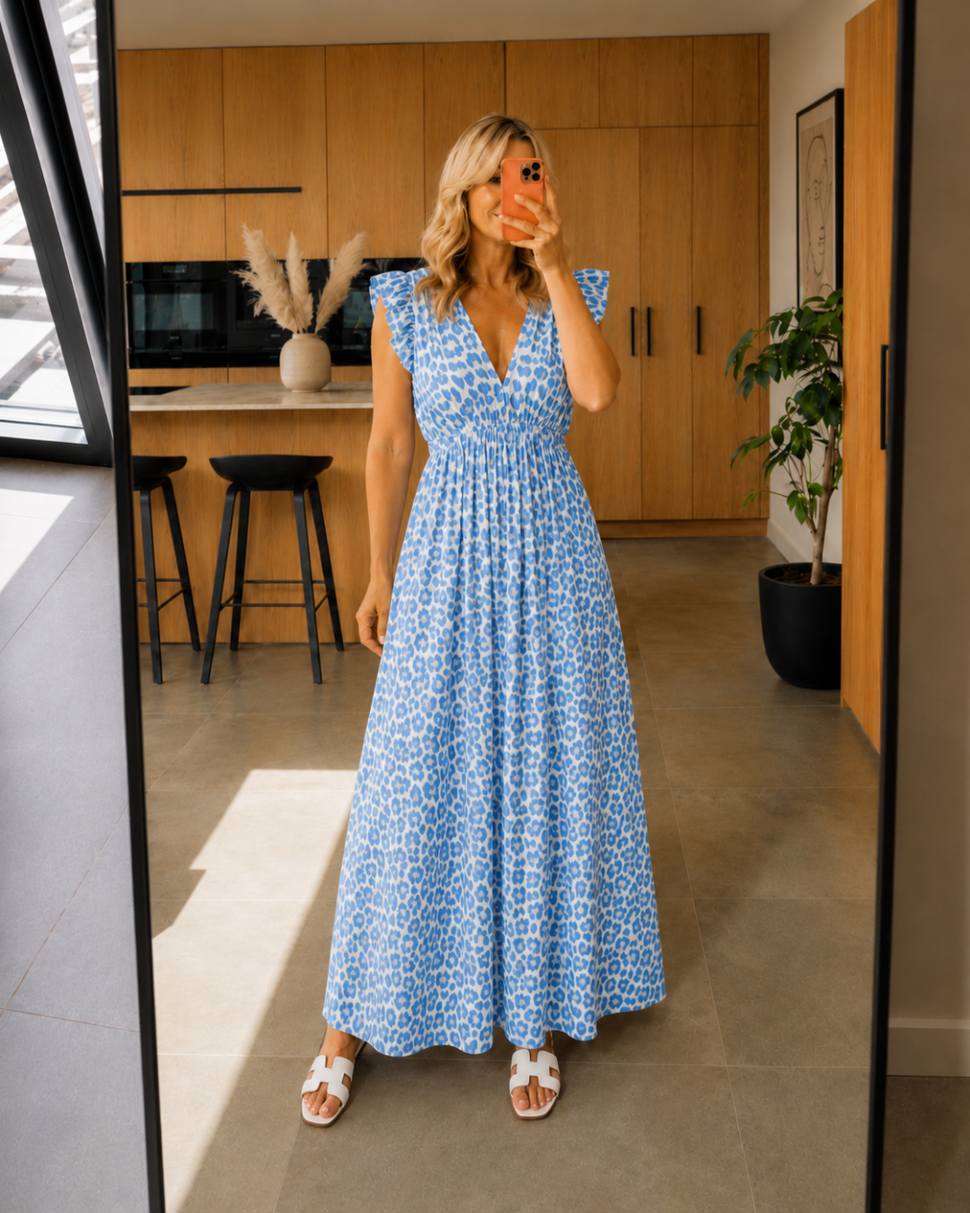 Robe Femme avec Manches à Volants Lucyle