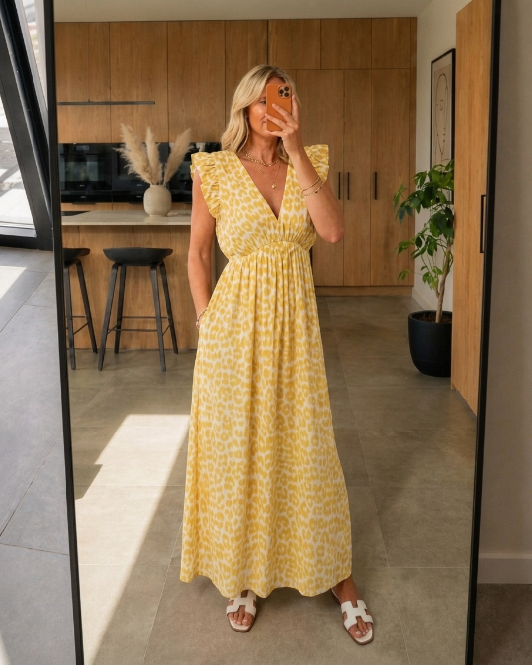 Robe Femme avec Manches à Volants Lucyle