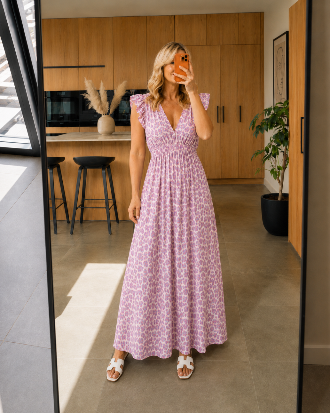 Robe Femme avec Manches à Volants Lucyle