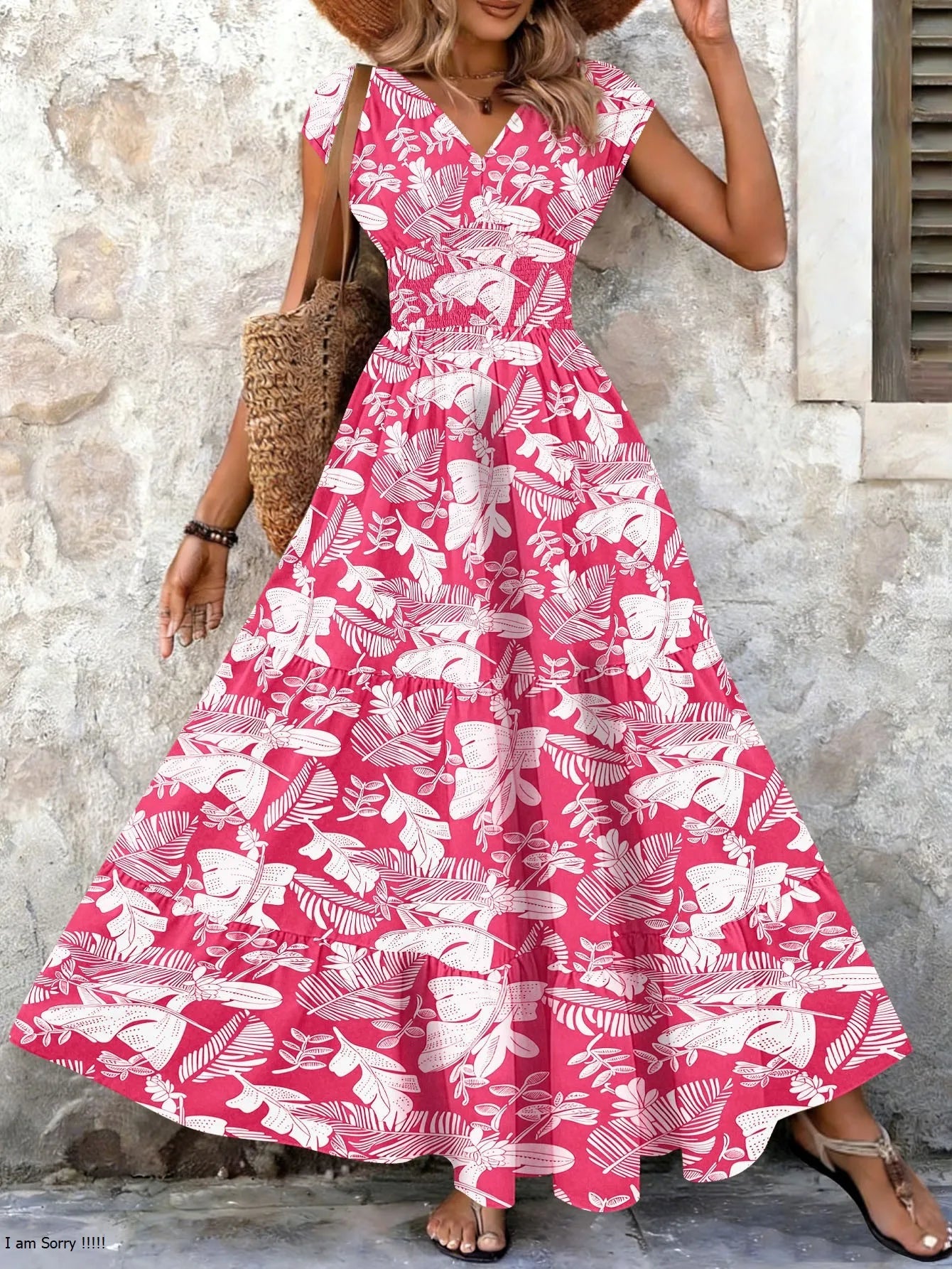 Robe Femme avec Motif Floral Vintage Lucyle