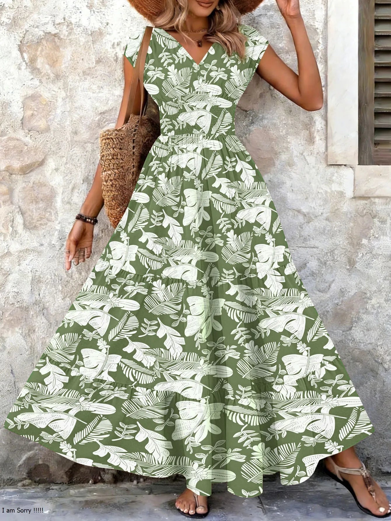 Robe Femme avec Motif Floral Vintage Lucyle