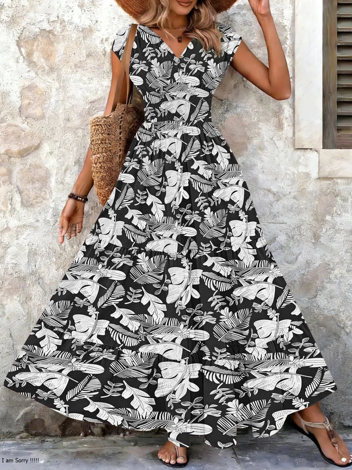 Robe Femme avec Motif Floral Vintage Lucyle