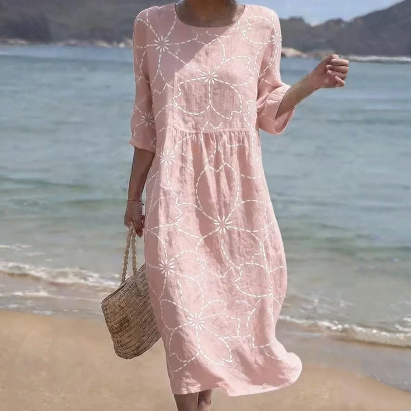 Robe Femme avec Motif Floral et Confort Optimal Lucyle