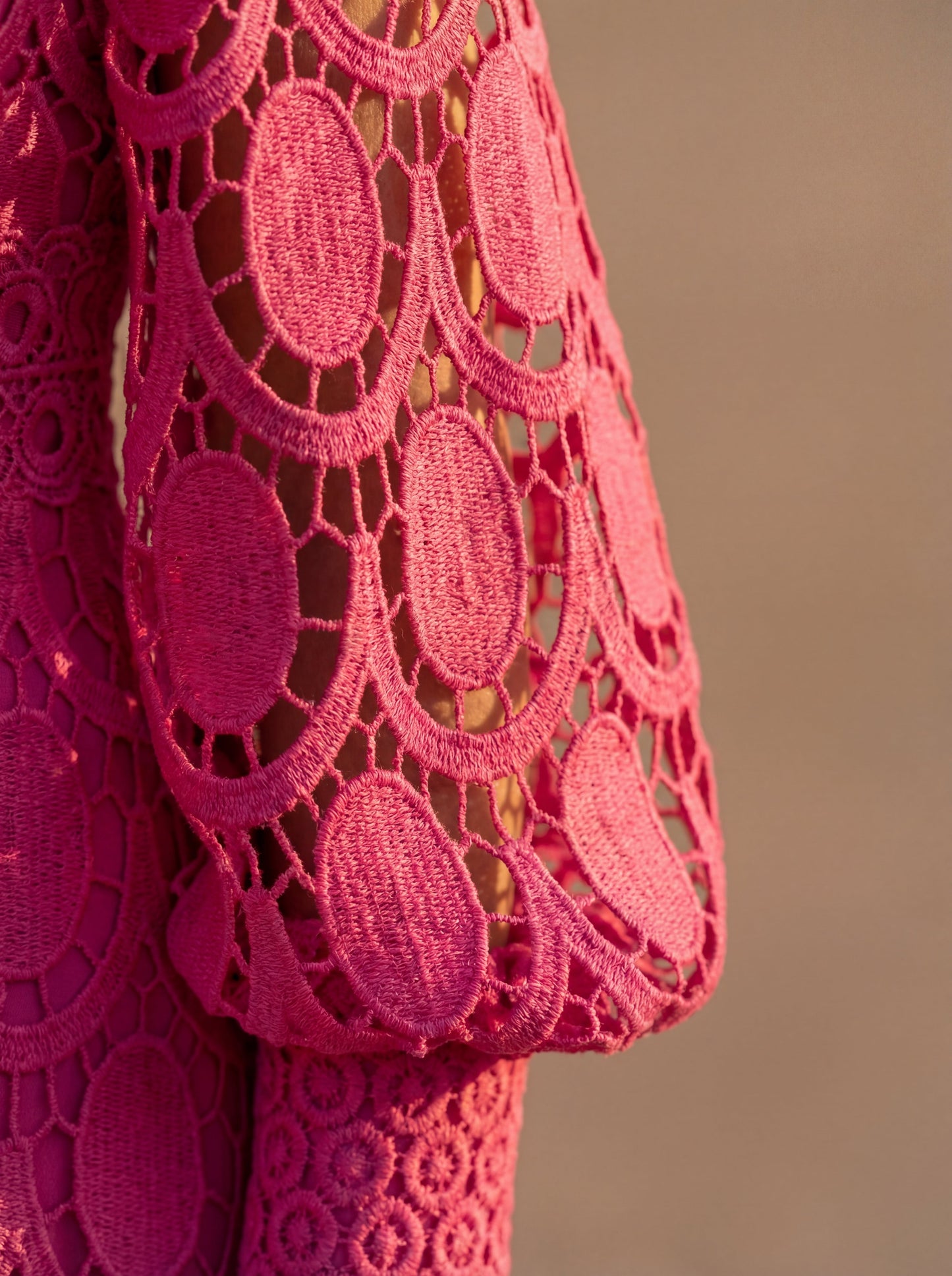 Robe Femme en Soie avec Dentelle Lucyle