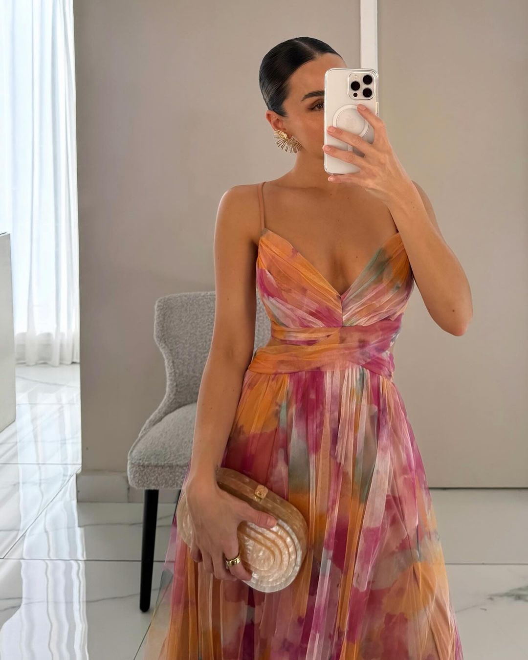 Robe Longue Femme avec Bretelles Réglables Lucyle