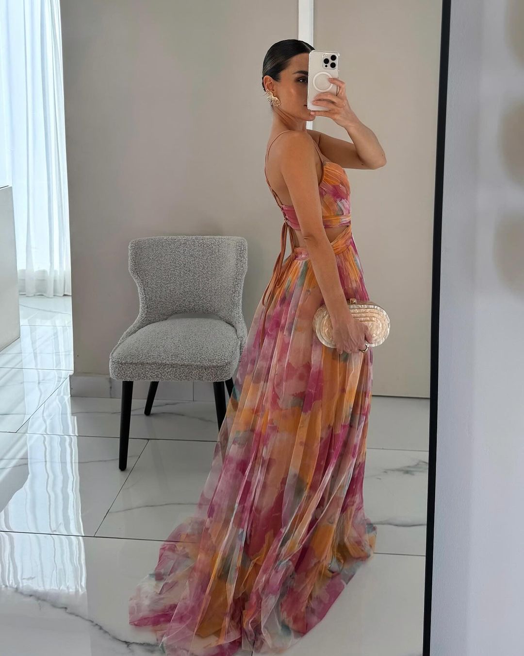 Robe Longue Femme avec Bretelles Réglables Lucyle