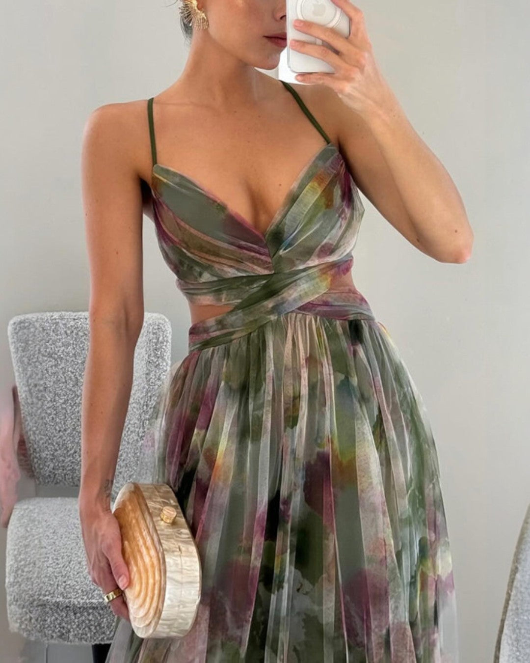 Robe Longue Femme avec Bretelles Réglables Lucyle
