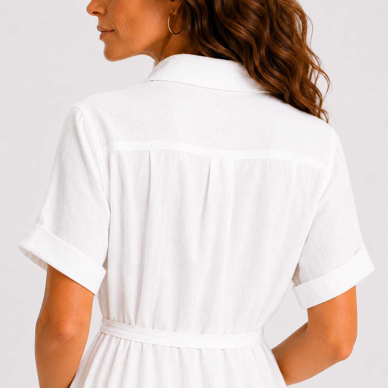 Robe Longue Femme avec Ceinture en Lin Lucyle