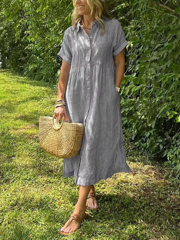 Robe Longue Femme avec Coupe Fluide et Élégante Lucyle