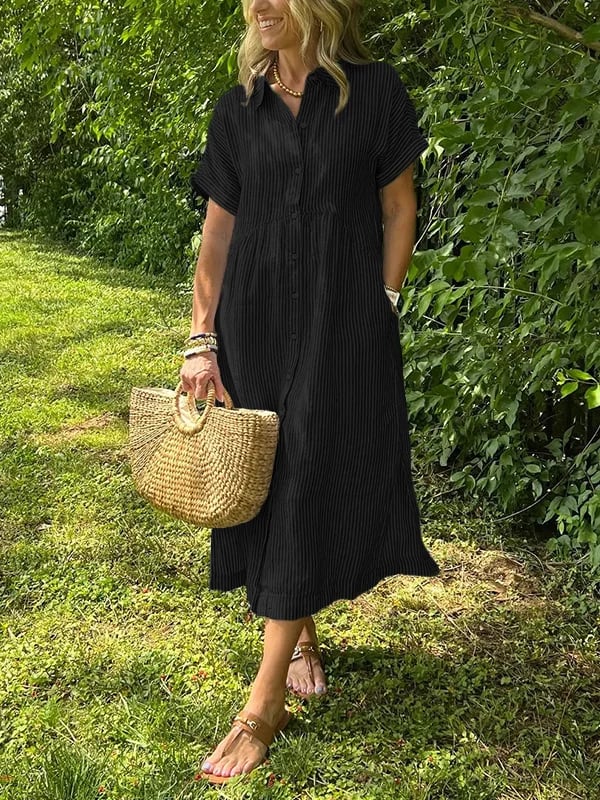 Robe Longue Femme avec Coupe Fluide et Élégante Lucyle