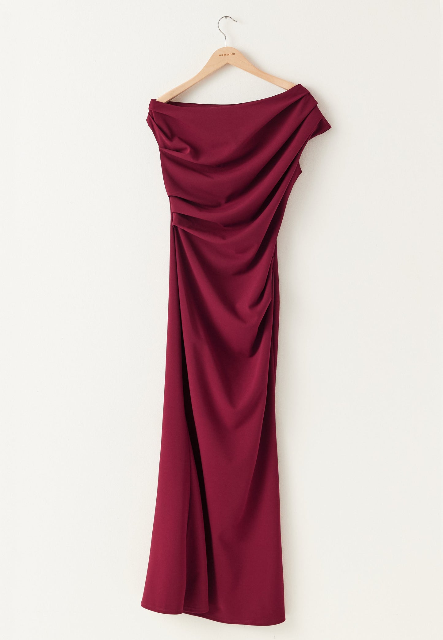 Robe Longue Femme avec Décolleté Asymétrique Lucyle