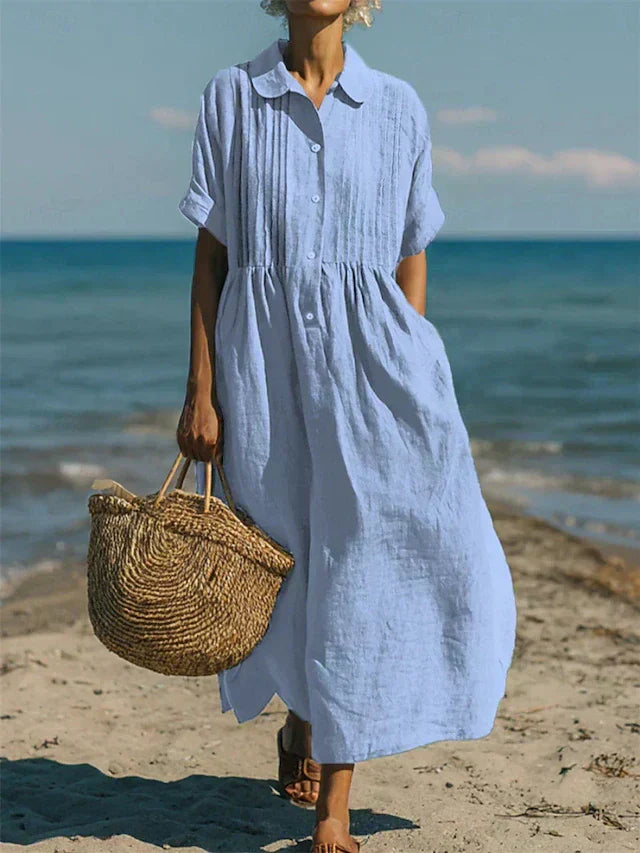 Robe Longue Femme avec Détails Élégants Lucyle