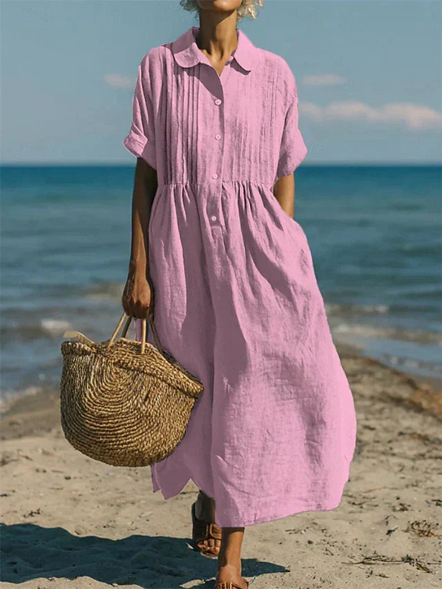 Robe Longue Femme avec Détails Élégants Lucyle